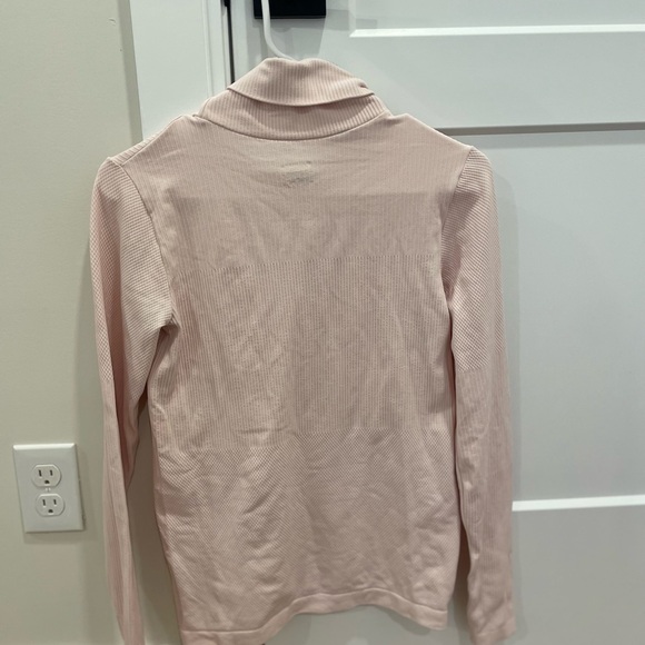 Athleta Pink Cowl Neck top - Picture 3 of 4